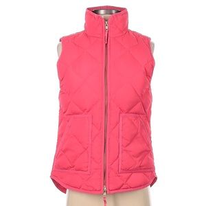J.Crew Hot Pink Down Feather Vest